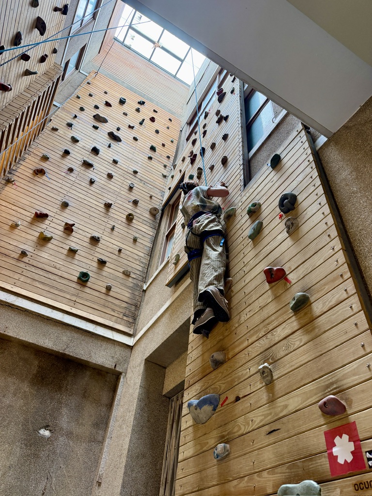 rock climbing indoor